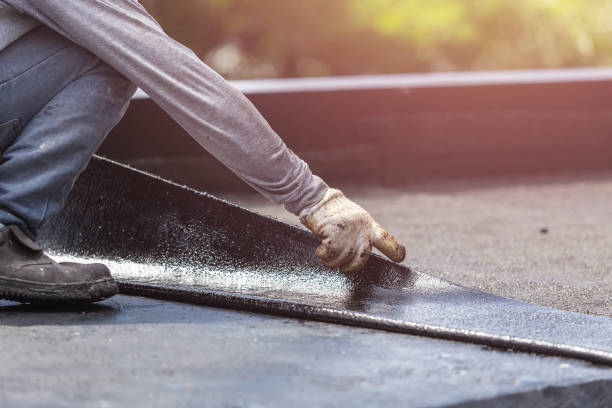 Professional Crawl Space Encapsulation technician working in Durand, MI
